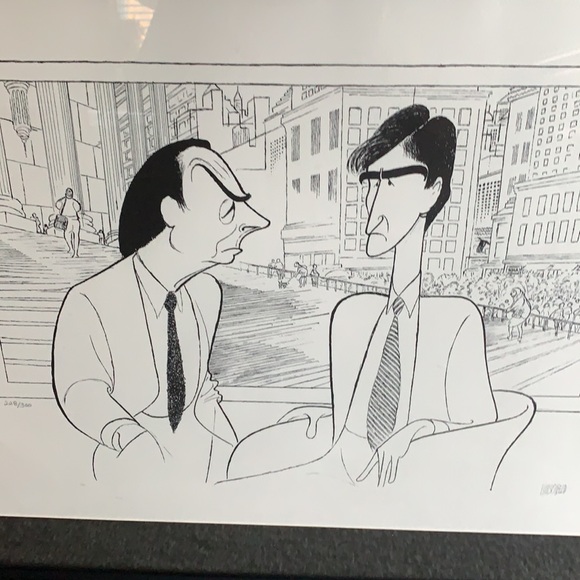 Al hirshfeld tv show law and order lithograph - Picture 7 of 7